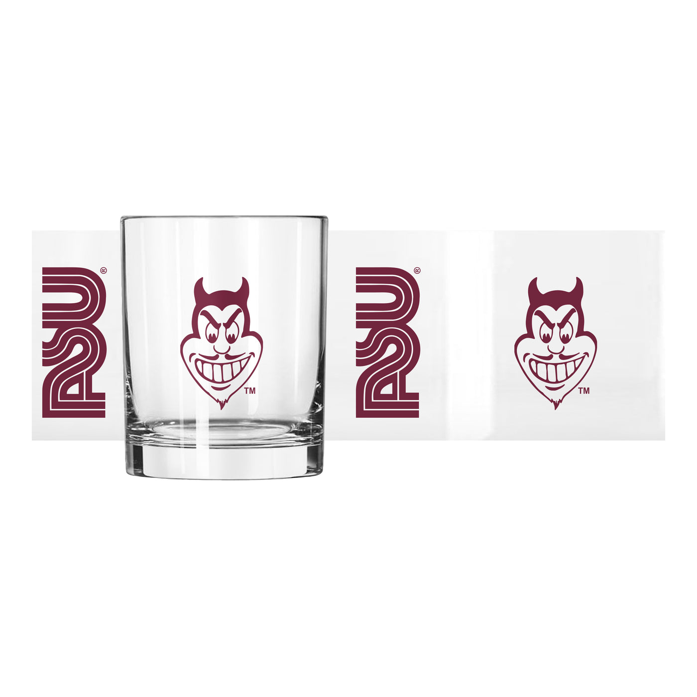 Arizona State Vault 14oz Gameday Rocks Glass - Logo Brands
