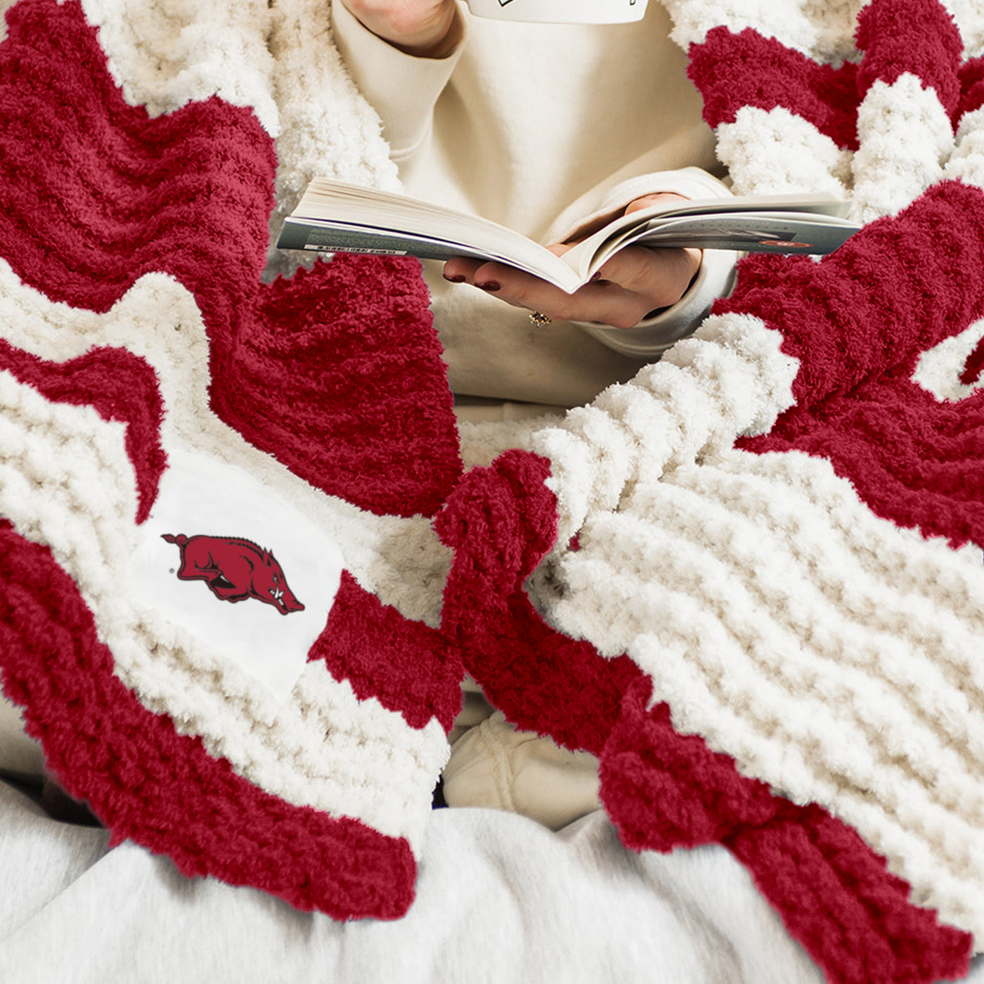 Arkansas Cable Knit Throw 50x60