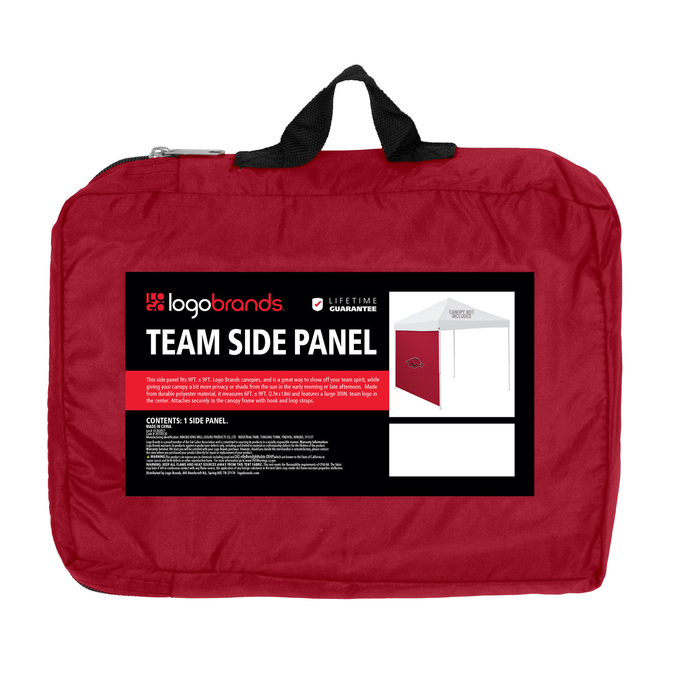 Arkansas 9 x 9 Side Panel - Logo Brands