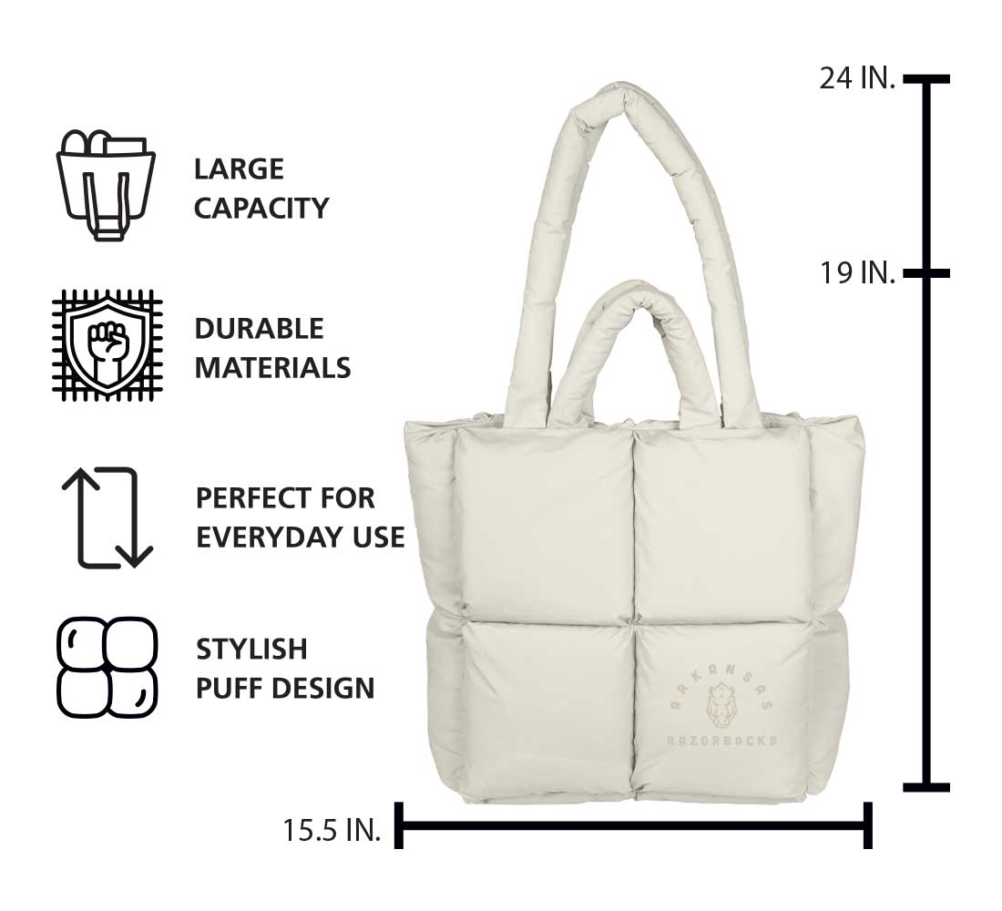 Arkansas Puff Tote