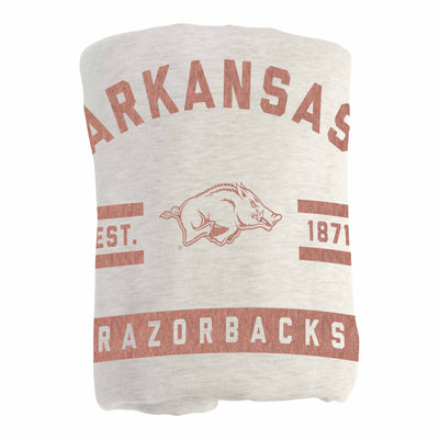 Arkansas Oatmeal Sweatshirt Blanket - Logo Brands