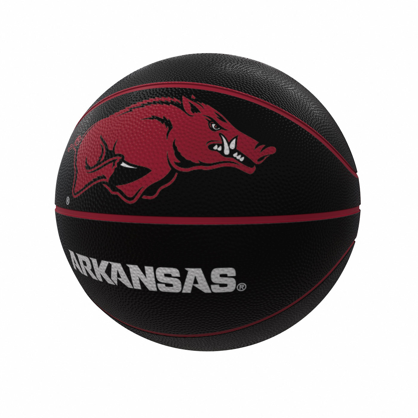 Arkansas Mascot Official-Size Rubber Basketball