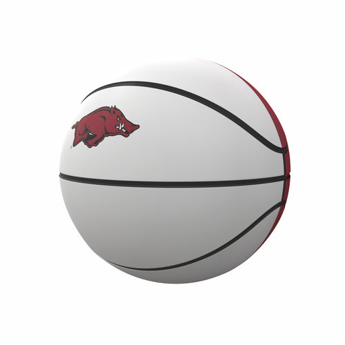 Arkansas Mini Size Autograph Basketball by Logo Brands, recreation basketball with signature surface, suitable for display or collection.