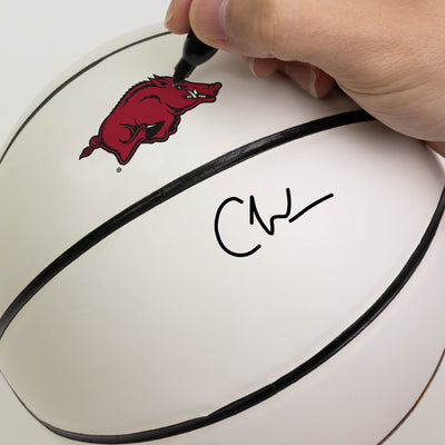 Arkansas Mini Size Autograph Basketball
