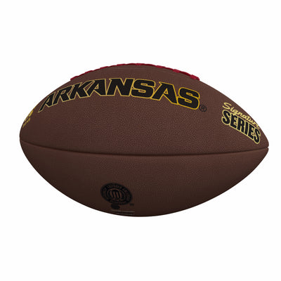 Arkansas Official-Size Autograph Football - Logo Brands