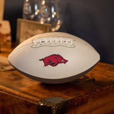 Arkansas Official-Size Autograph Football - Logo Brands