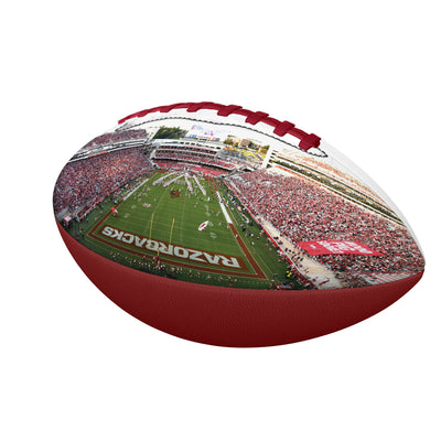 Arkansas FS Commemorative Autograph Debossed Football