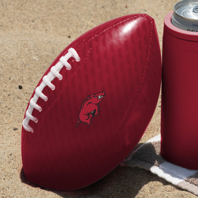 Arkansas Carbon Fiber Mini Size Glossy Football