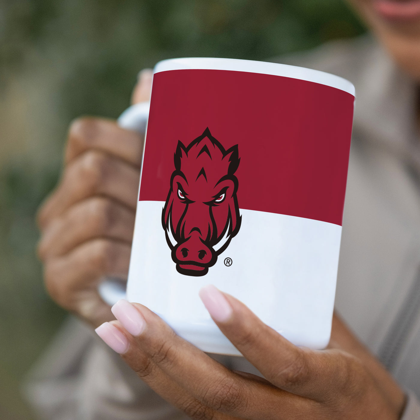 Arkansas 15oz Colorblock Sublimated Mug