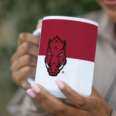 Arkansas 15oz Colorblock Sublimated Mug