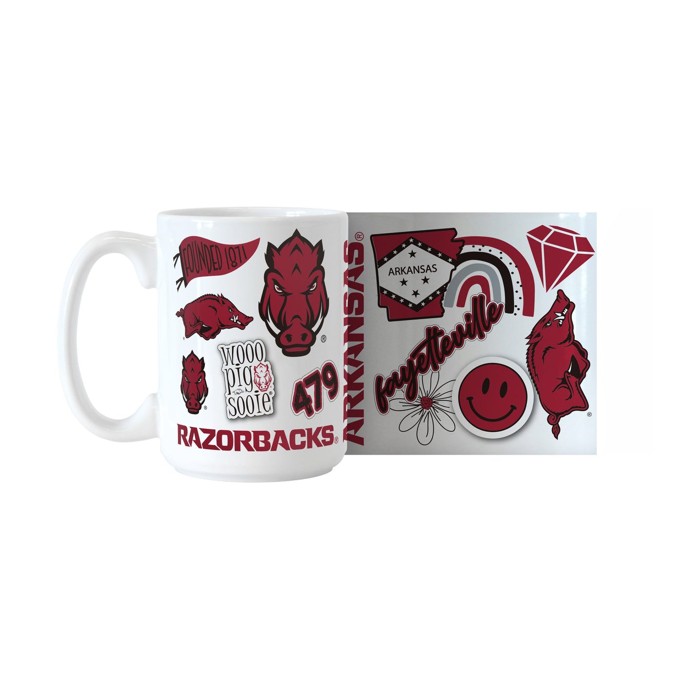 Arkansas 15oz Native Sublimated Mug