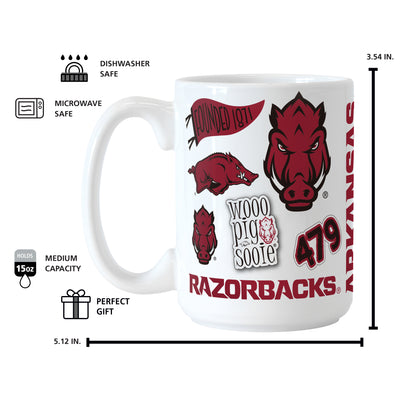 Arkansas 15oz Native Sublimated Mug
