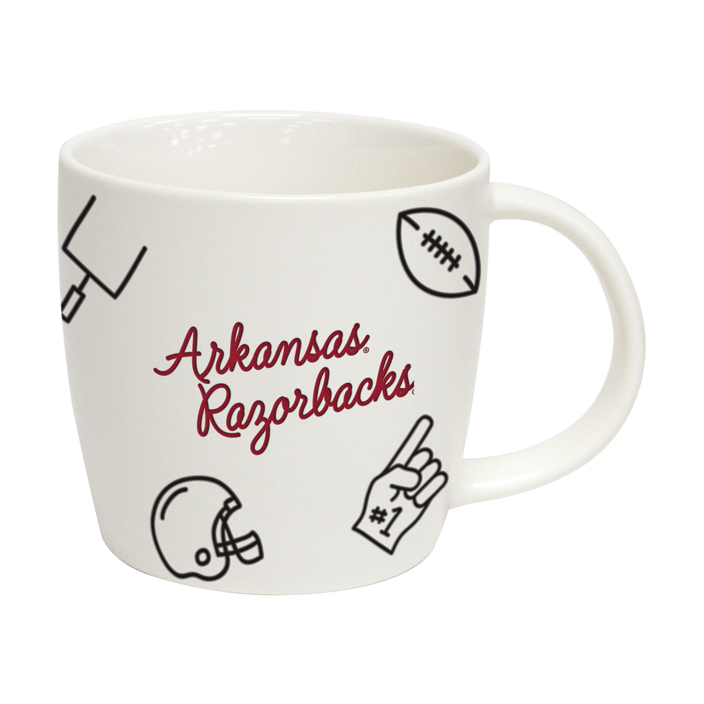 Arkansas 18oz Playmaker Mug