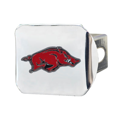 University of Arkansas Color on Chrome Hitch Cover
