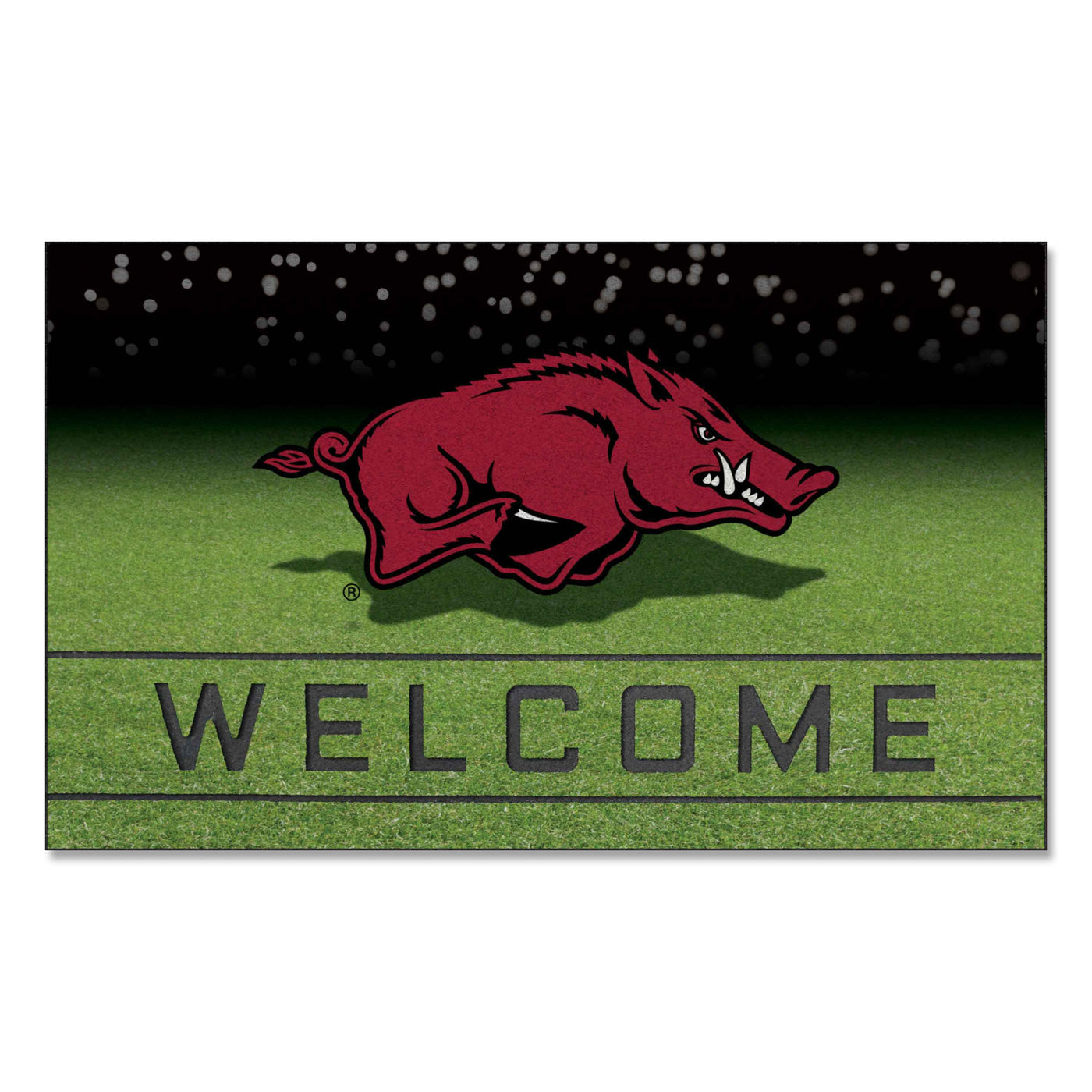 University of Arkansas Crumb Rubber Door Mat