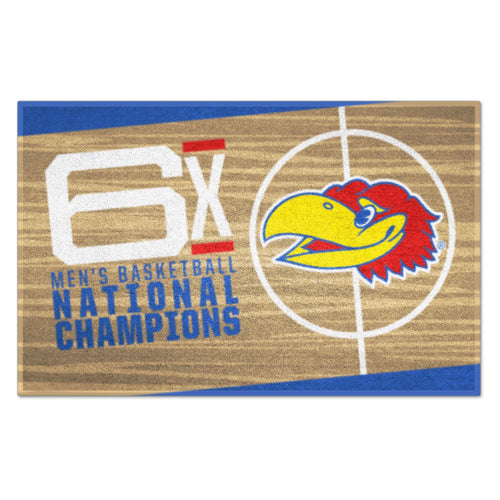 University of Arkansas Dynasty Starter Mat by Logo Brands, featuring team logo and colors, suitable for game day or display.