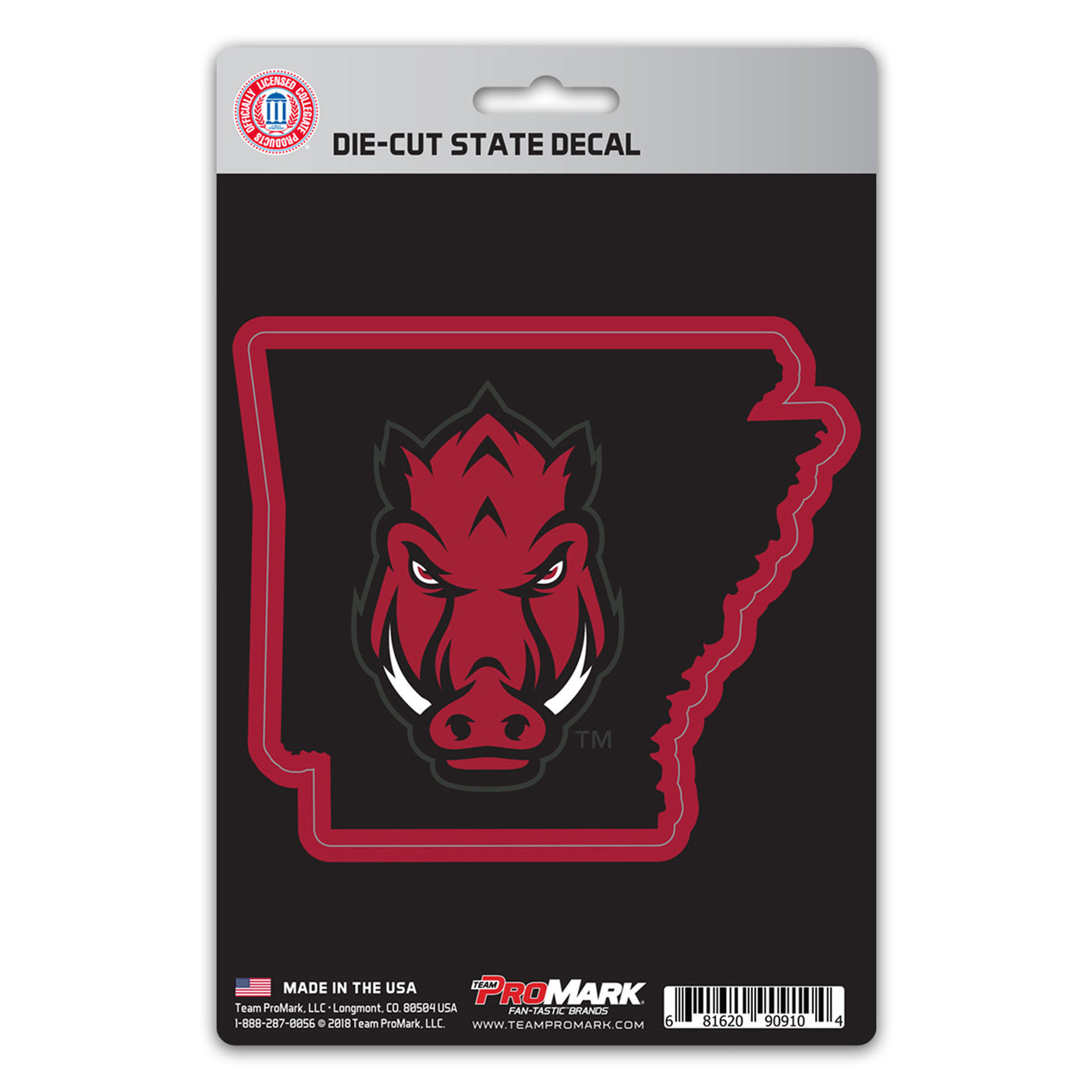 University of Arkansas State Shape Decal