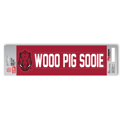 University of Arkansas Team Slogan Decal