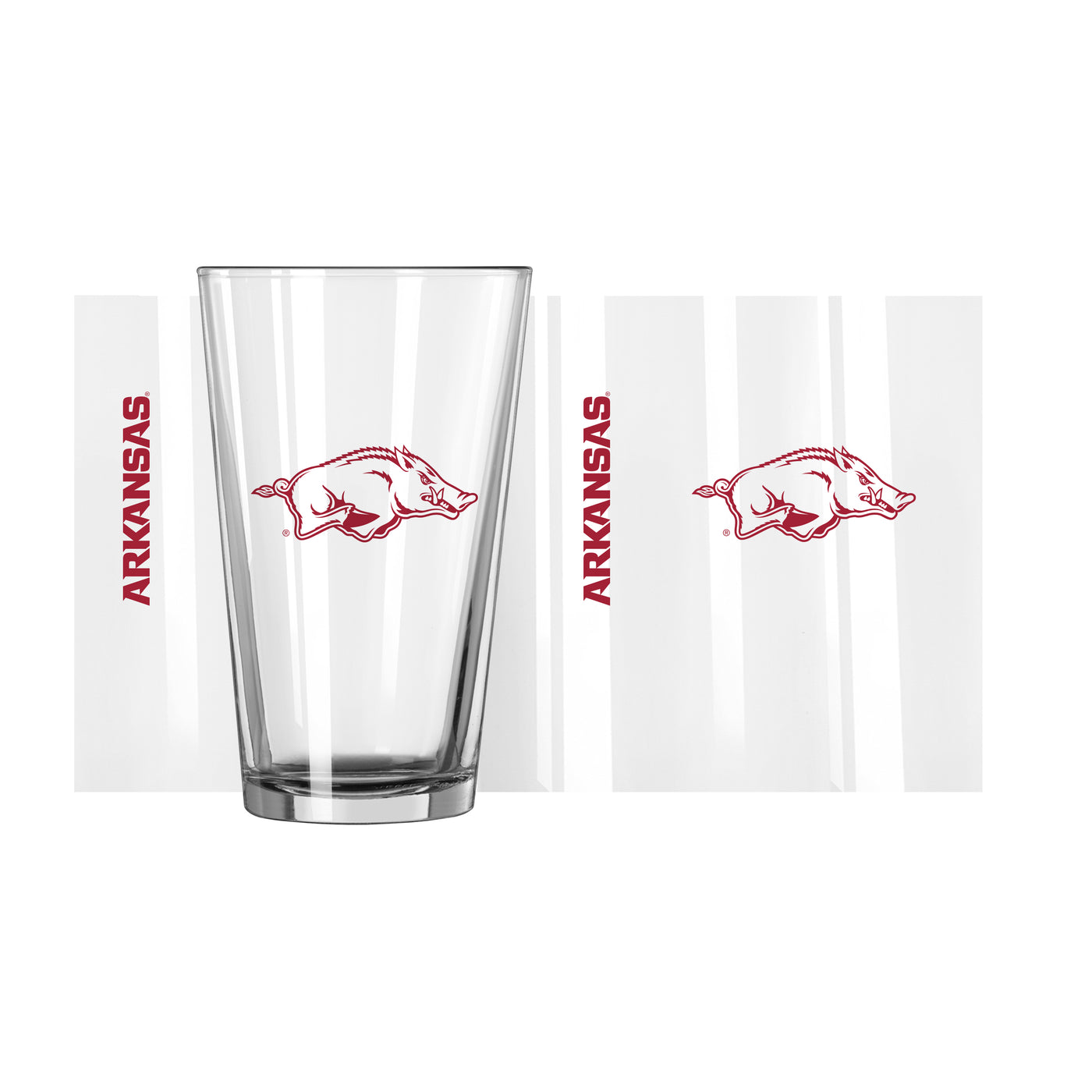 Arkansas Alternate 16oz Gameday Pint Glass