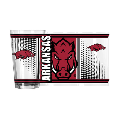 Arkansas 16oz Hero Pint Glass