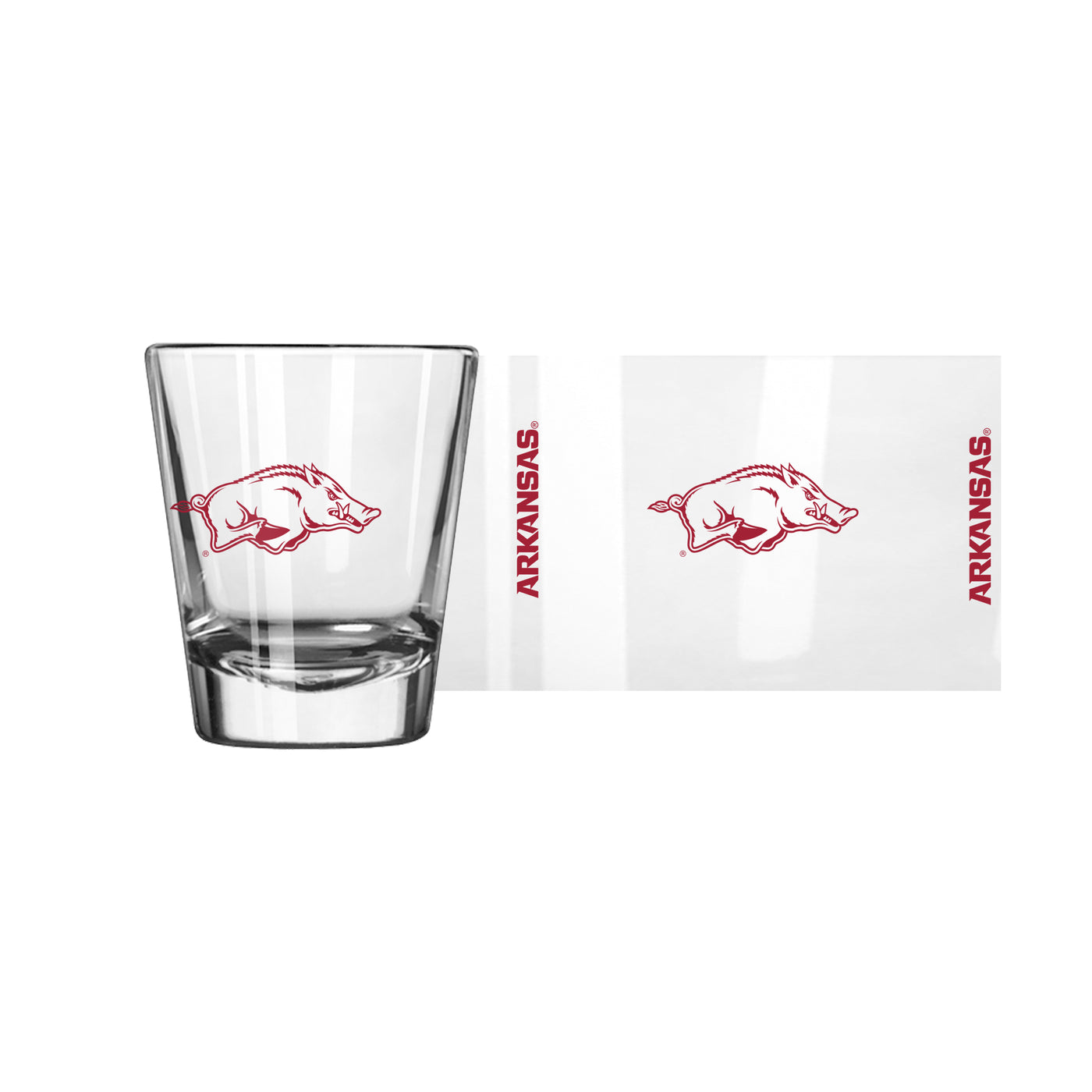 Arkansas 2oz Gameday Shot Glass - Logo Brands