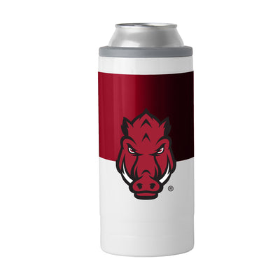 Arkansas 12oz Colorblock Slim Can Coolie - Logo Brands
