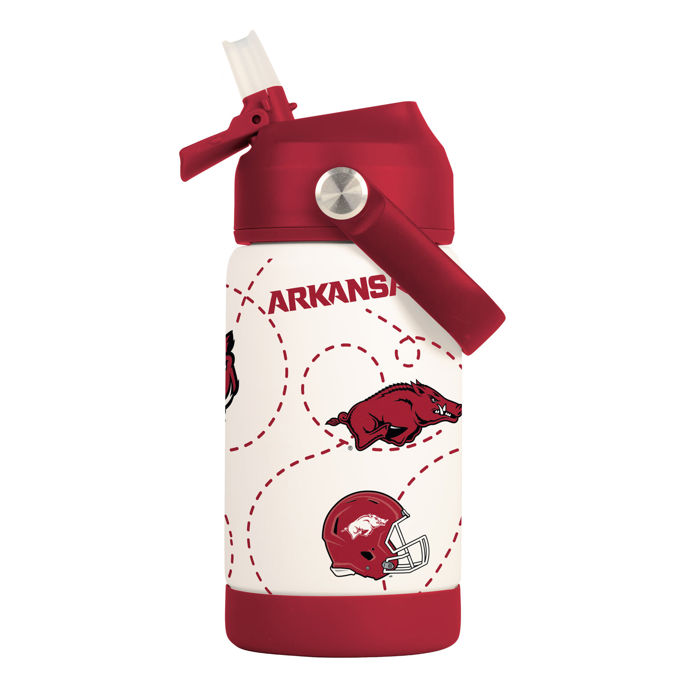 Arkansas 12oz Mascot SS Kids Bottle