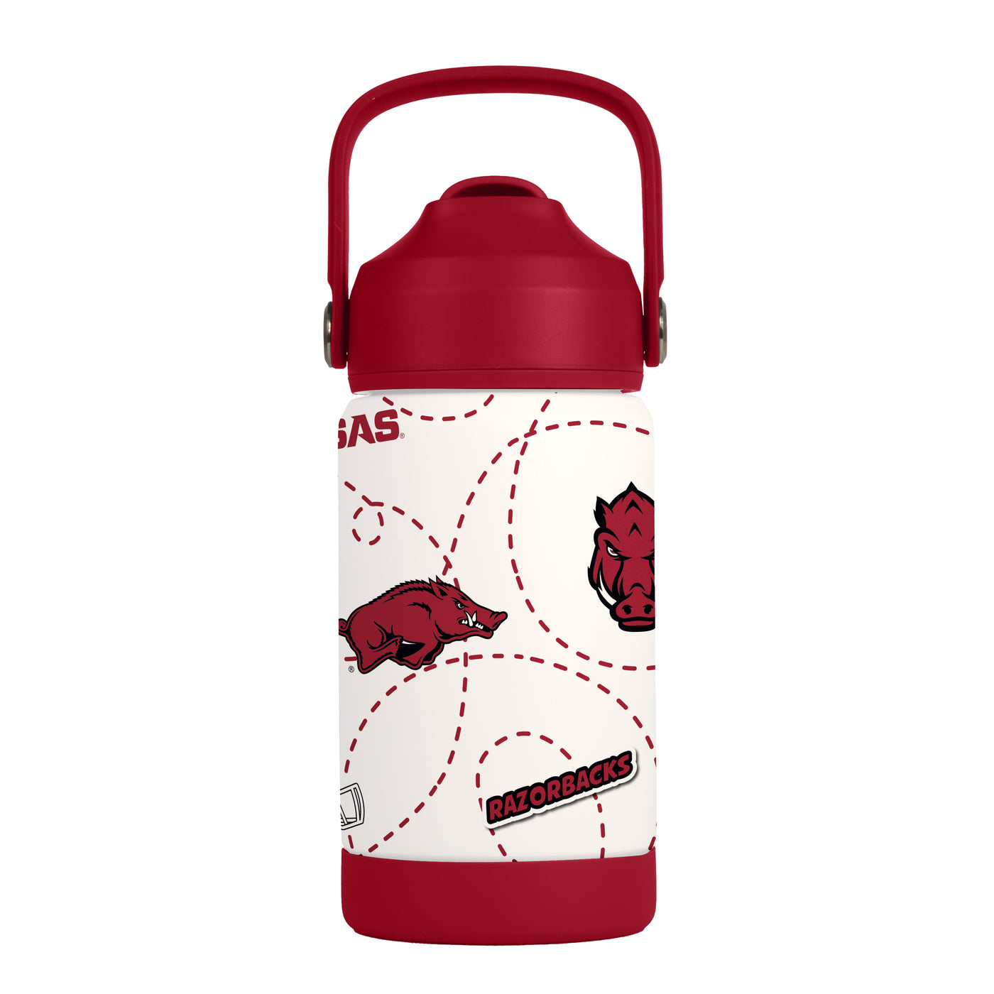 Arkansas 12oz Mascot SS Kids Bottle