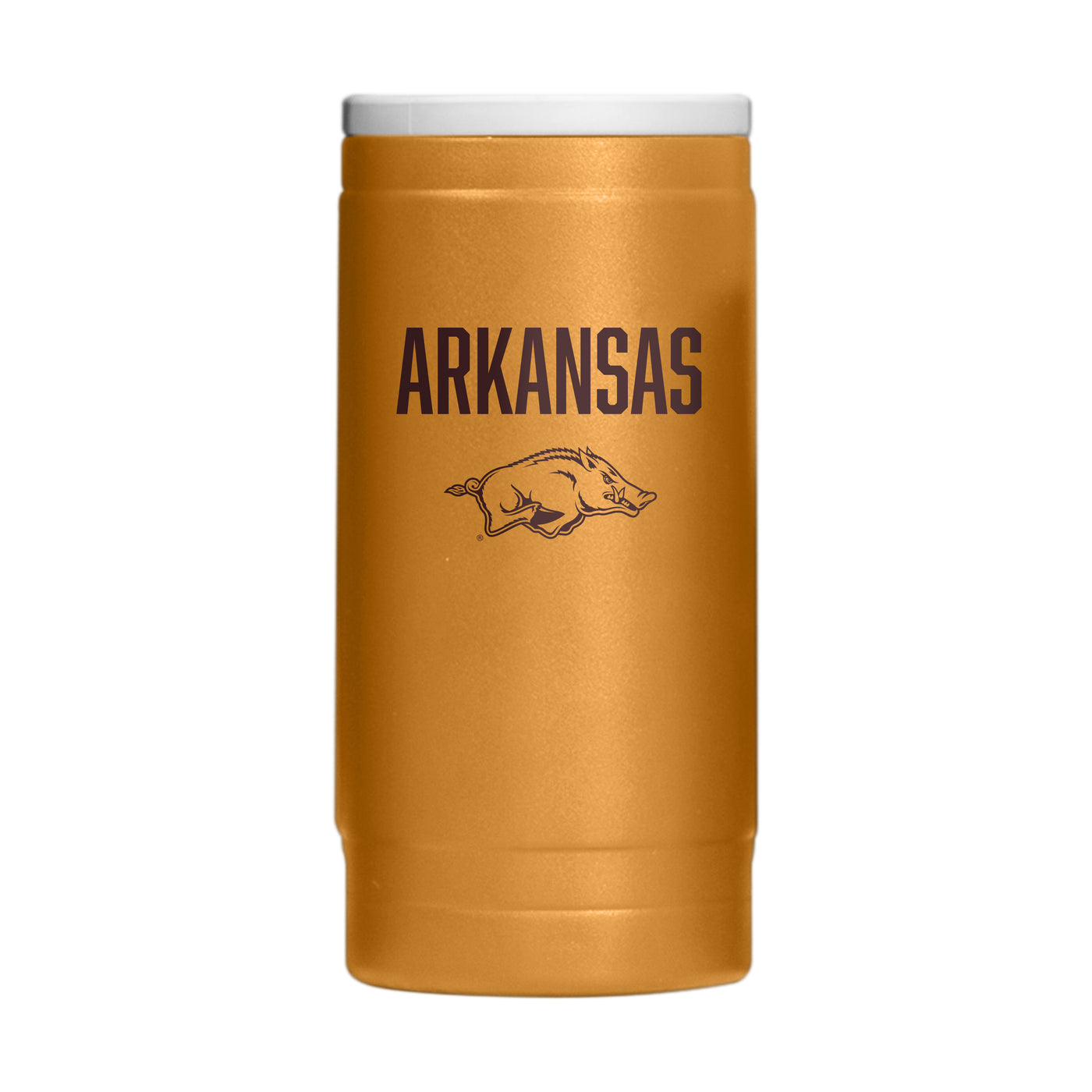 Arkansas  Huddle Powder Coat Slim Can Coolie