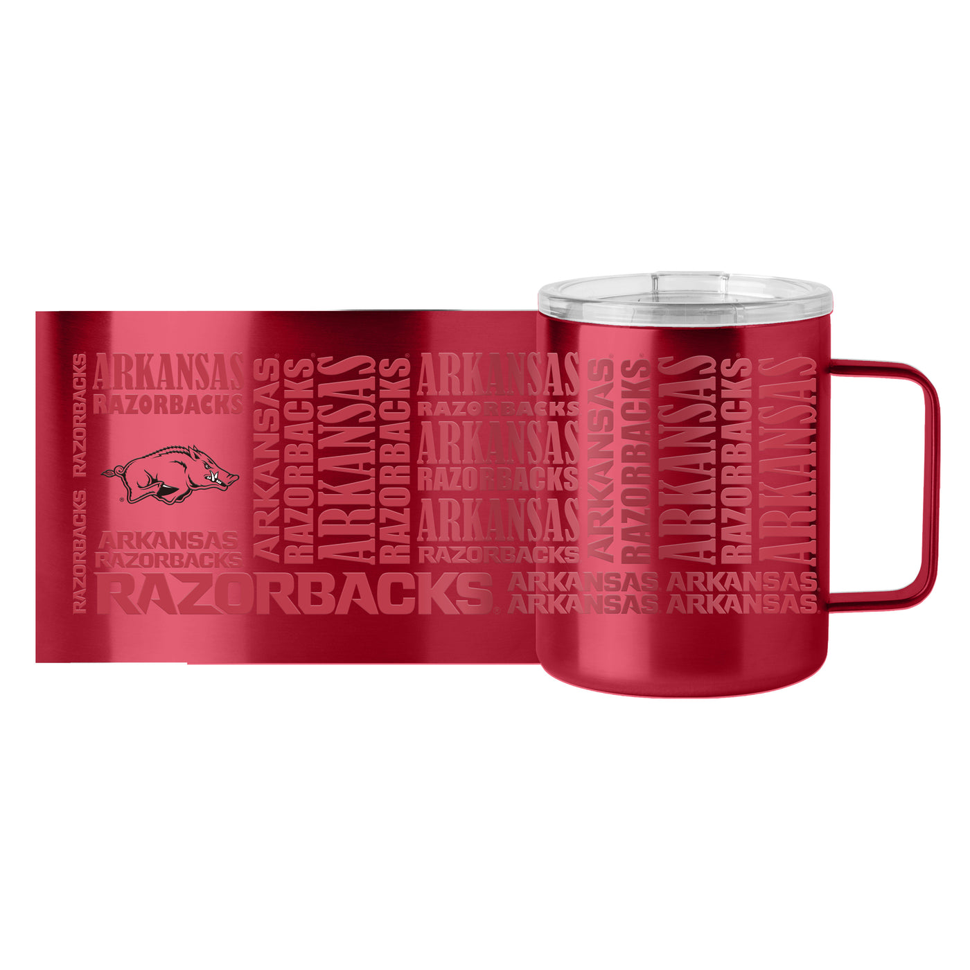 Arkansas 15oz Replay Stainless Steel Mug