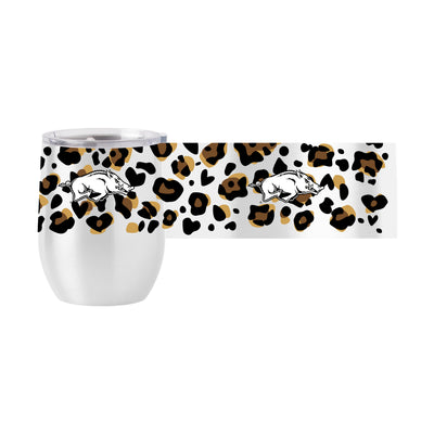 Arkansas 16oz Neutral Leopard Stainless Curved Beverage