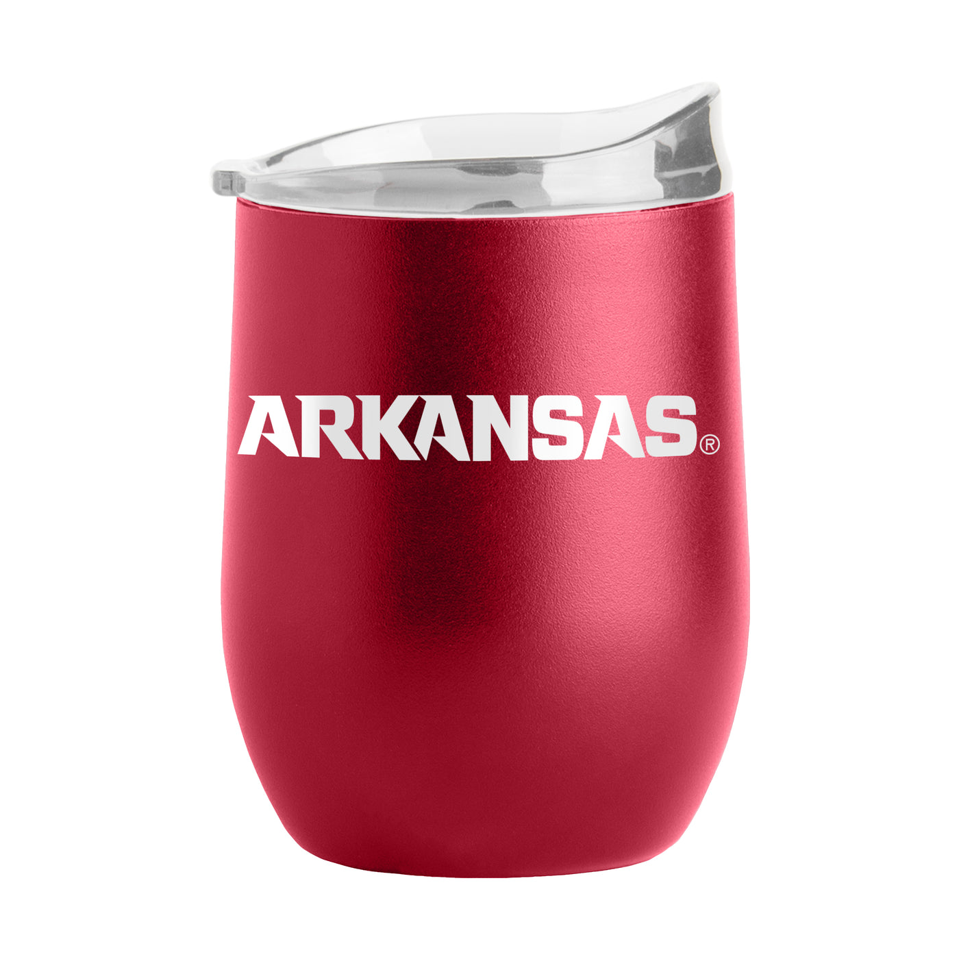 Arkansas 16oz Flipside Powder Coat Curved Beverage - Logo Brands