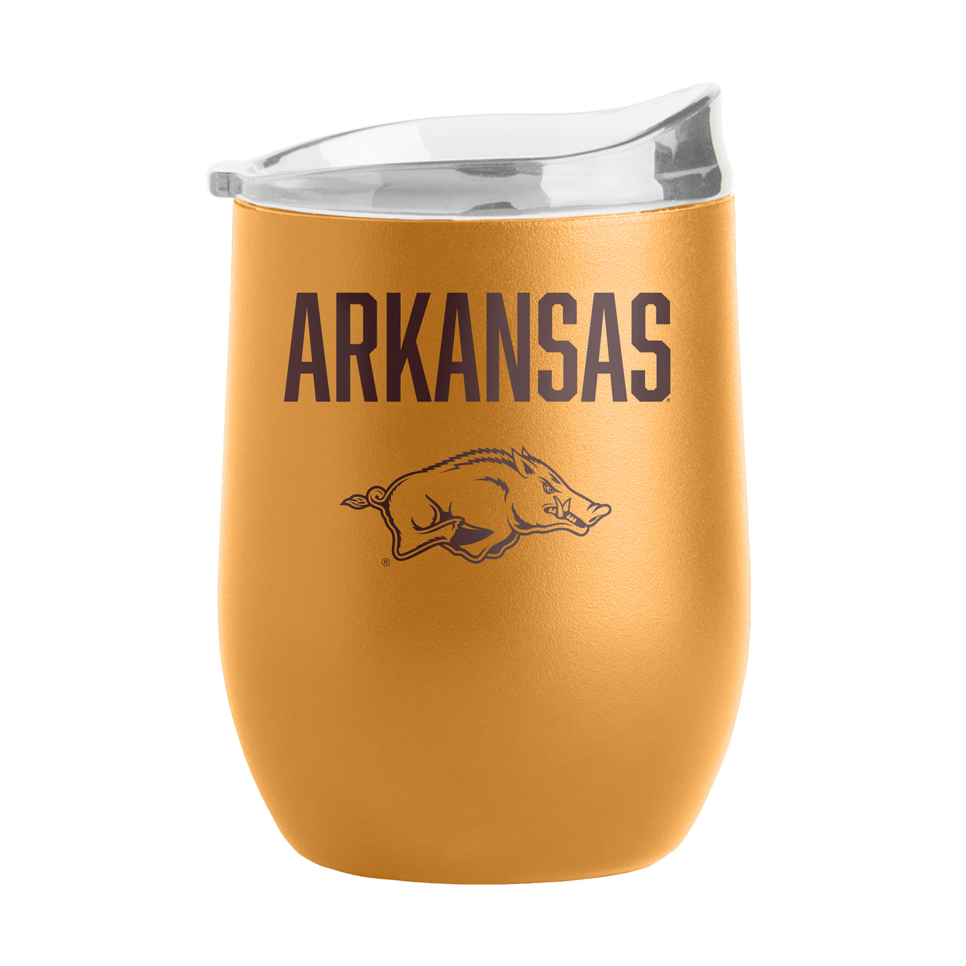 Arkansas 16oz Huddle Powder Coat Curved Beverage - Logo Brands