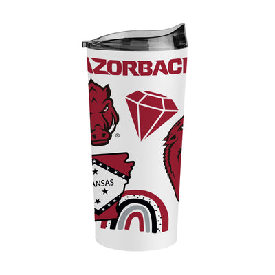 Arkansas 20oz Native Powder Coat Tumbler