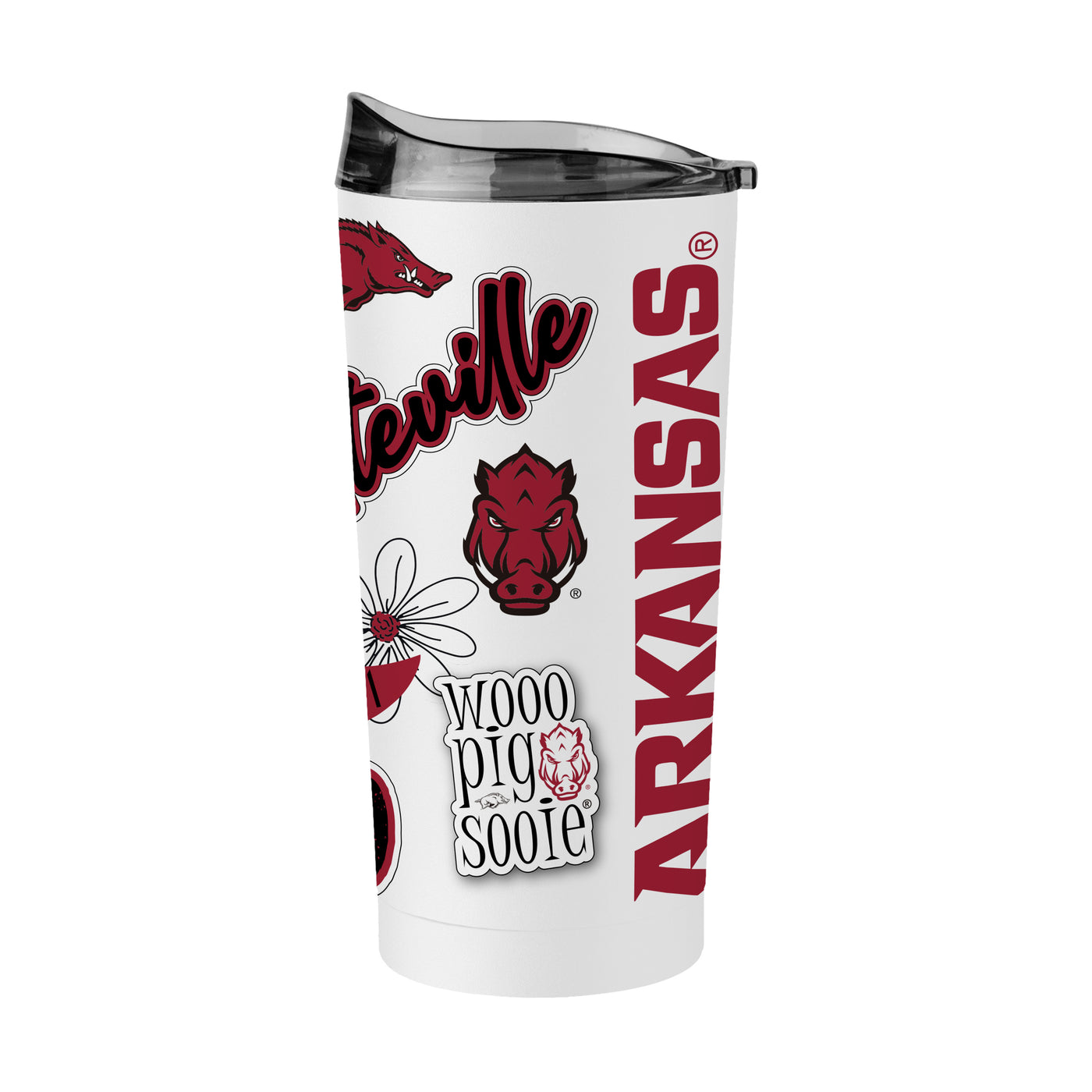 Arkansas 20oz Native Powder Coat Tumbler