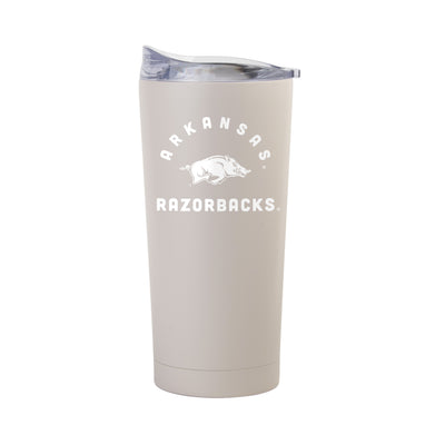 Arkansas 20oz Archway Sand Powder Coat Tumbler - Logo Brands