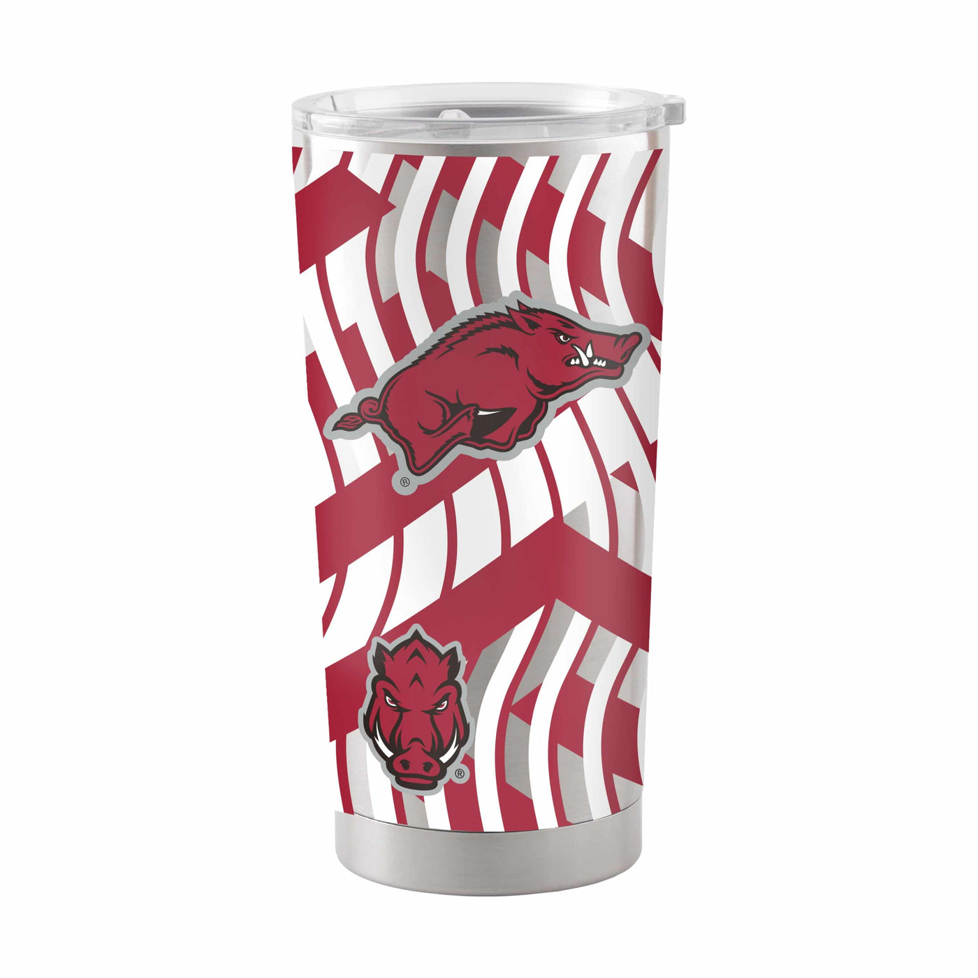 Arkansas 20oz Flex Silver. Stainless Tumbler