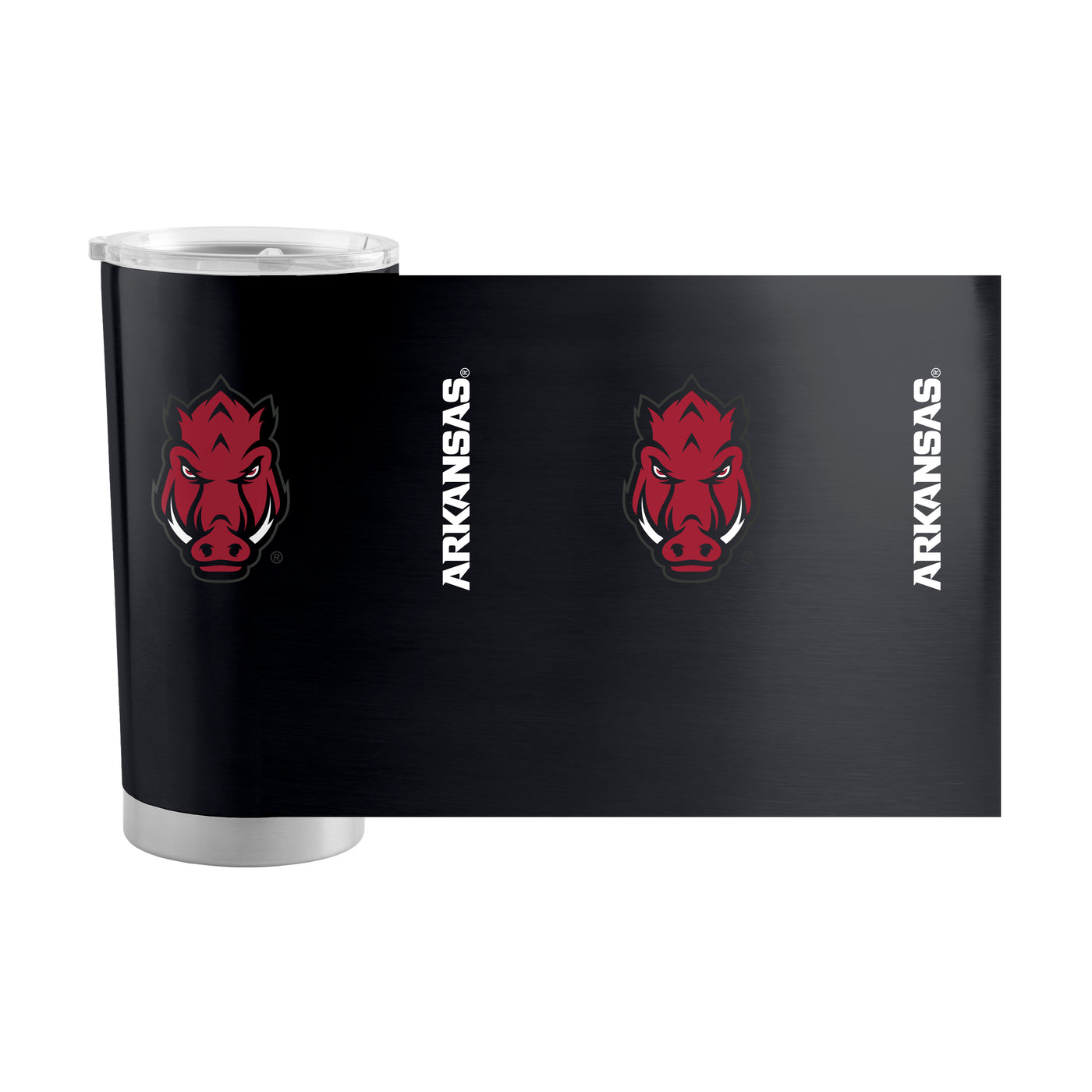 Arkansas Black 20oz Gameday Stainless Tumbler