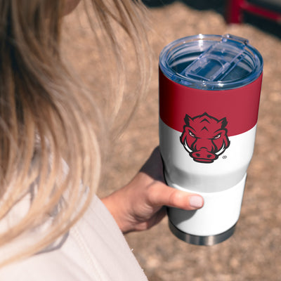 Arkansas 30oz Colorblock Stainless Steel Tumbler