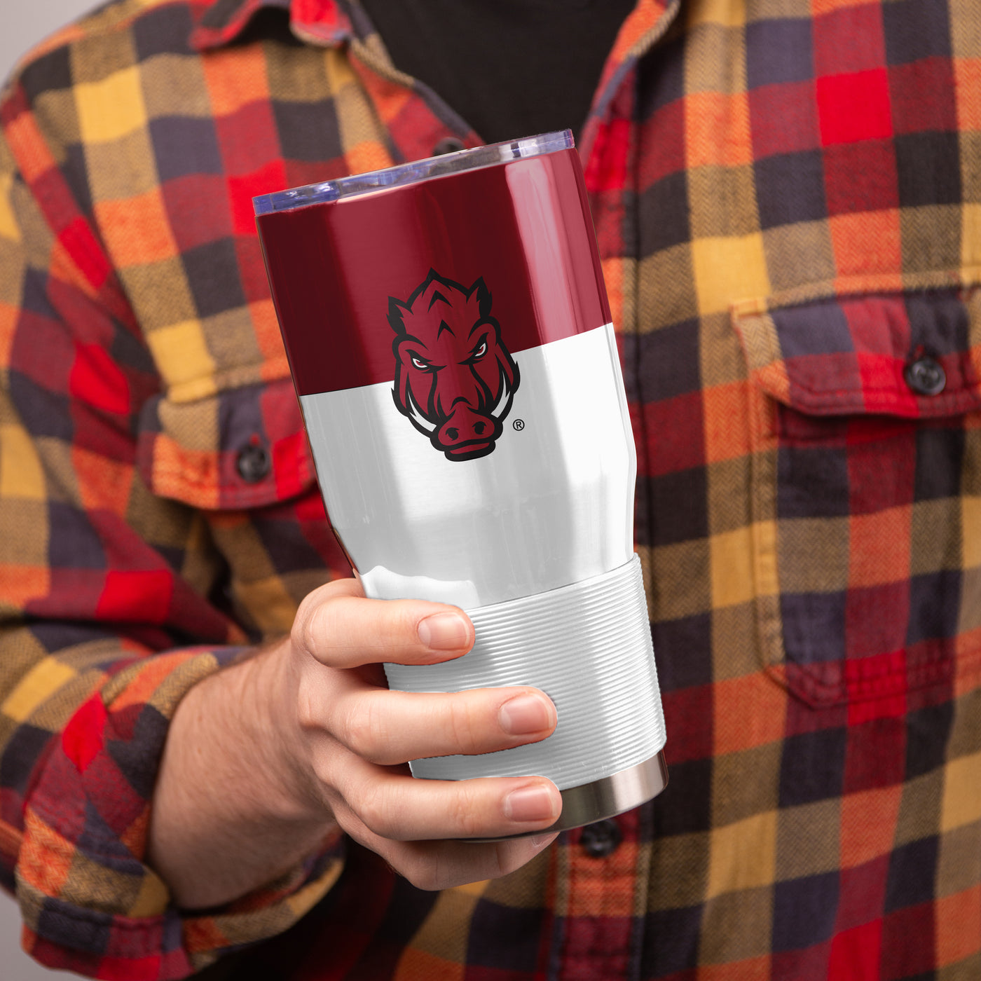 Arkansas 30oz Colorblock Stainless Steel Tumbler