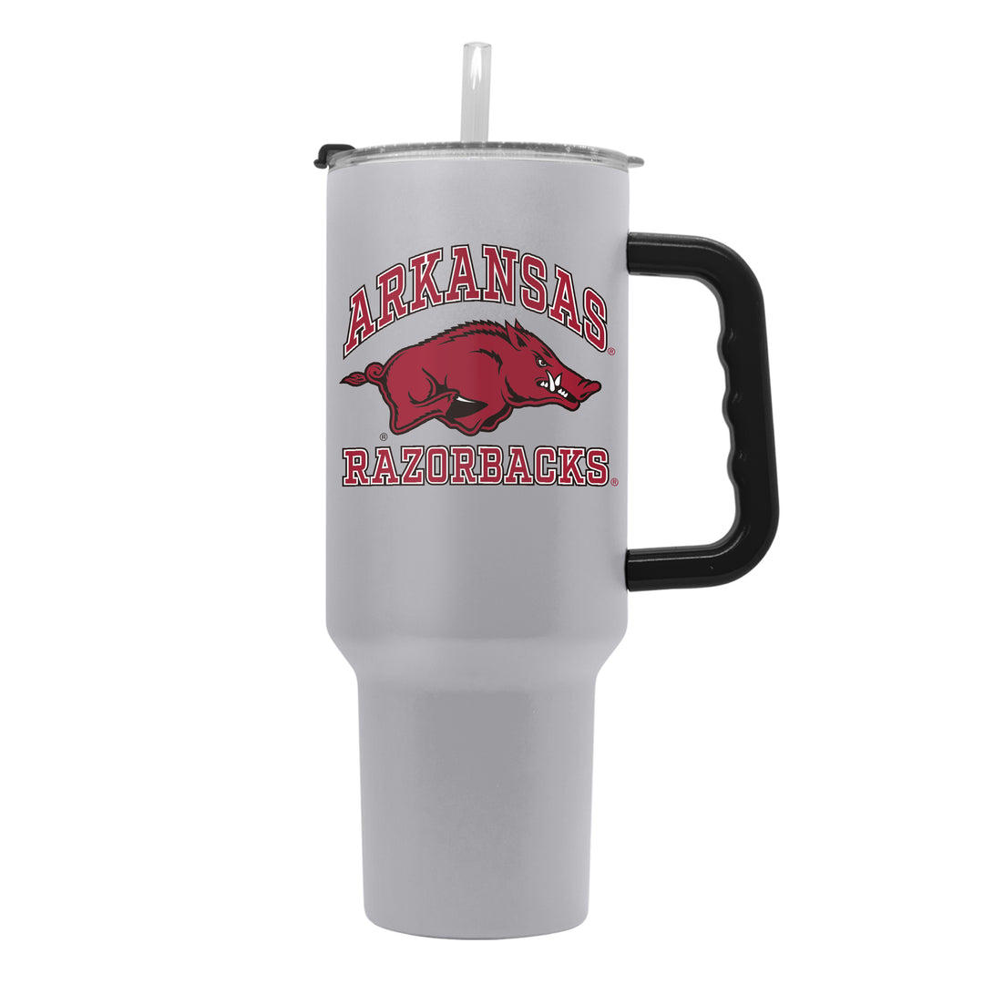 Arkansas 40oz Athletic Powder Coat Tumbler