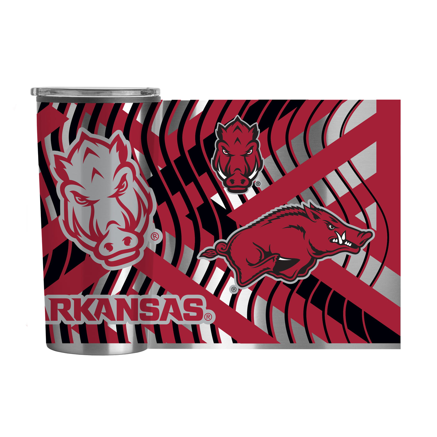Arkansas 20oz Flex Plastic Wall Stainless