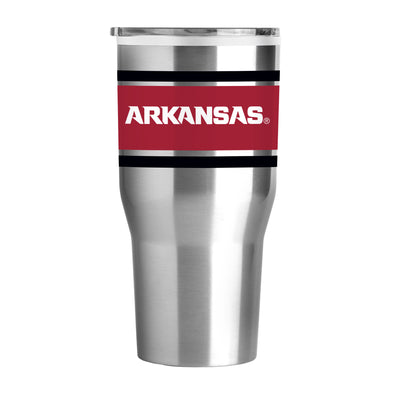 Arkansas 30oz Stripe Fusion Tumbler