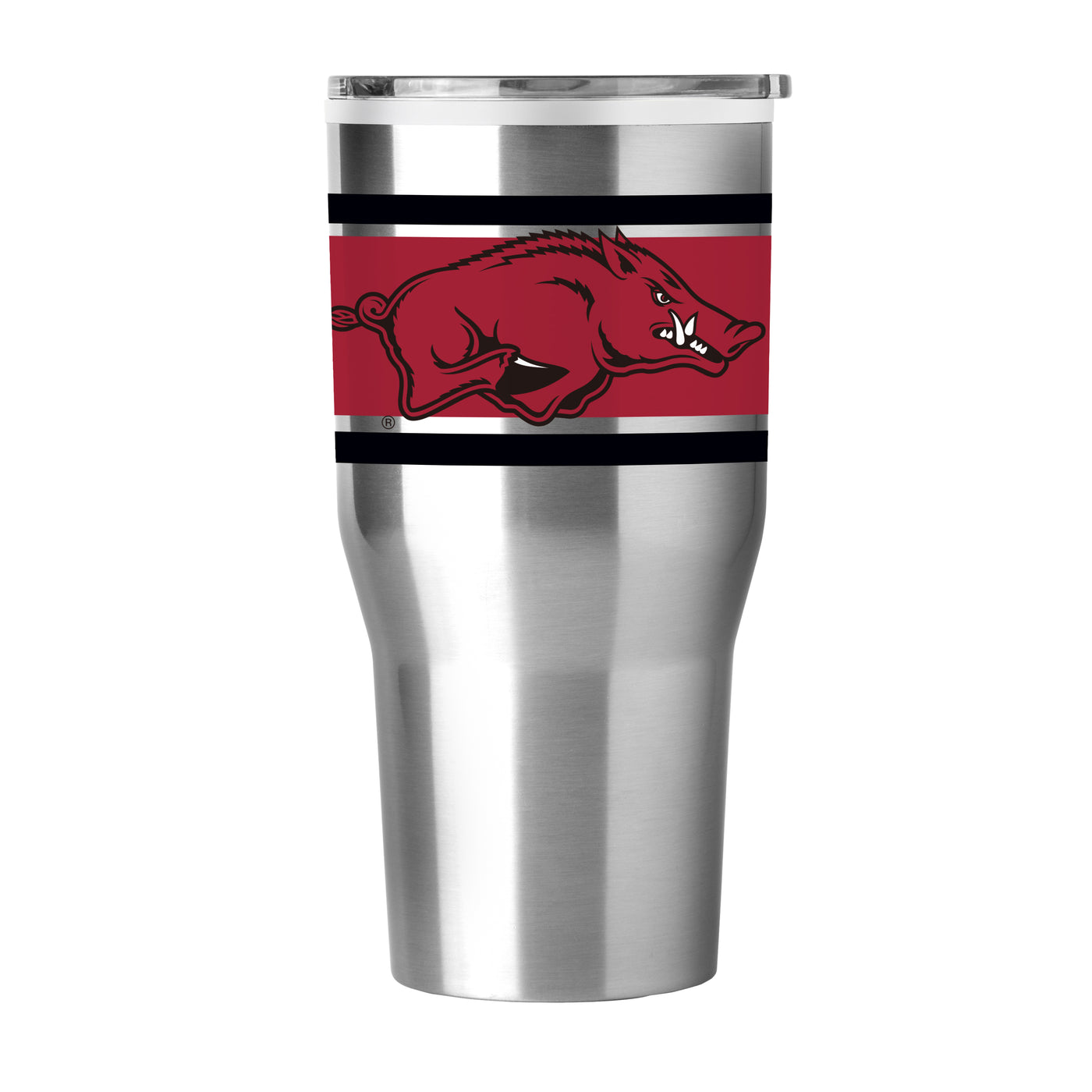 Arkansas 30oz Stripe Fusion Tumbler
