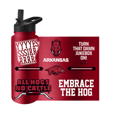 University of Arkansas/Breaking T 34oz Native Quencher Bottle