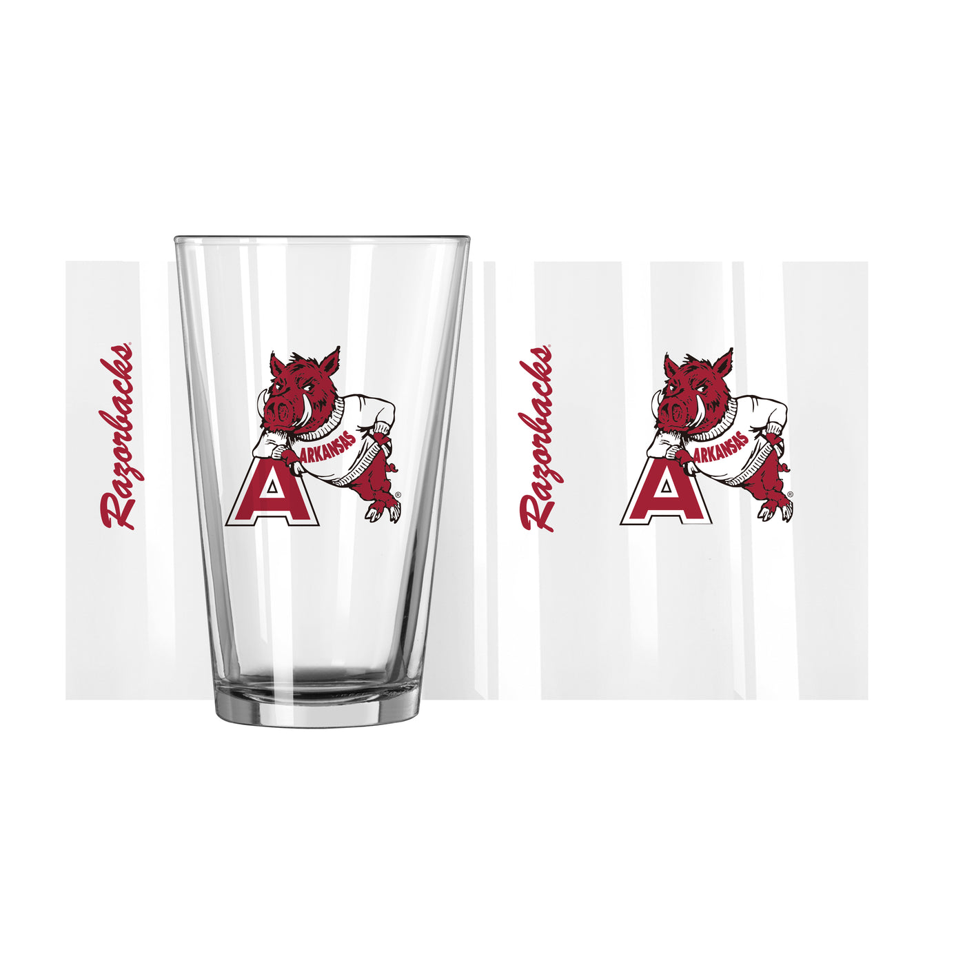 Arkansas Vault 16oz Gameday Pint Glass