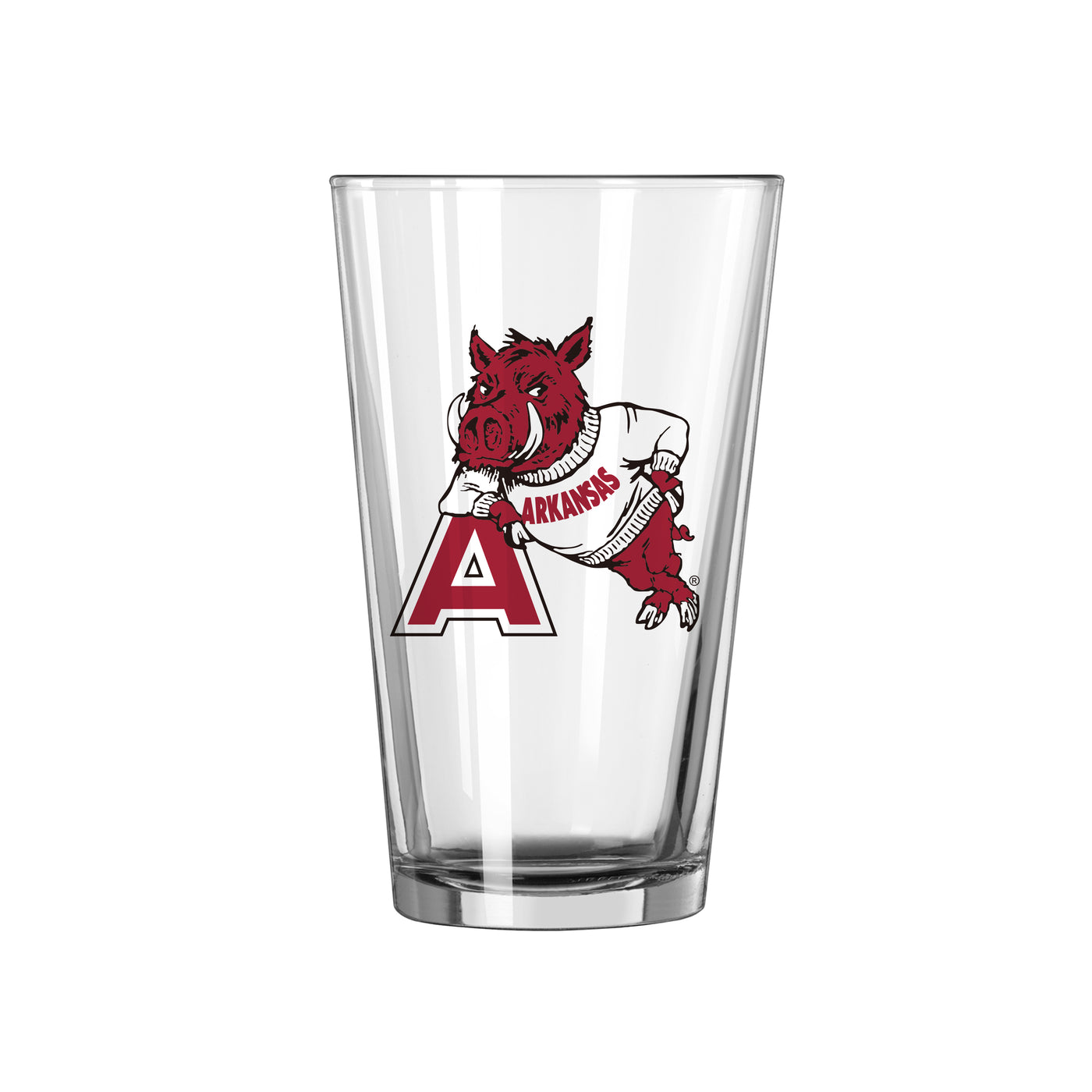 Arkansas Vault 16oz Gameday Pint Glass