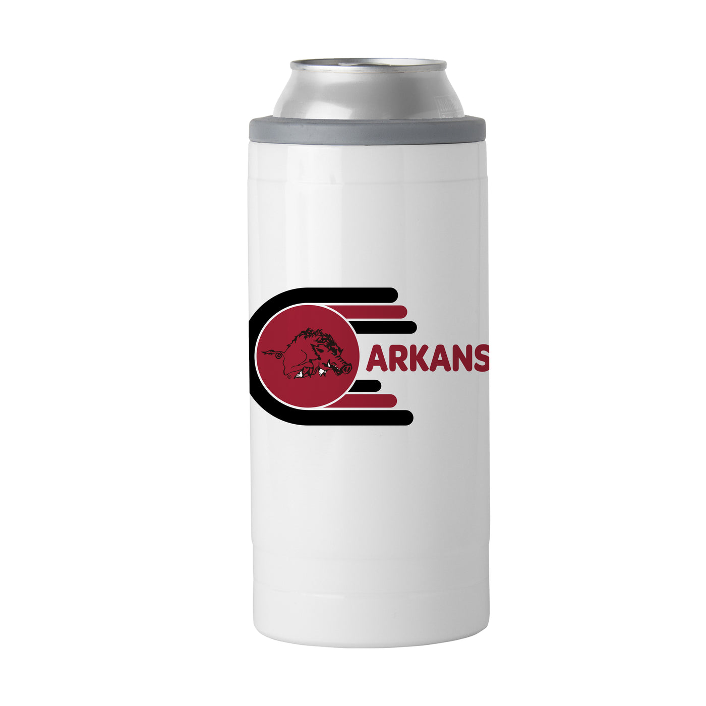 Arkansas 12oz Whirl Slim Can Coolie