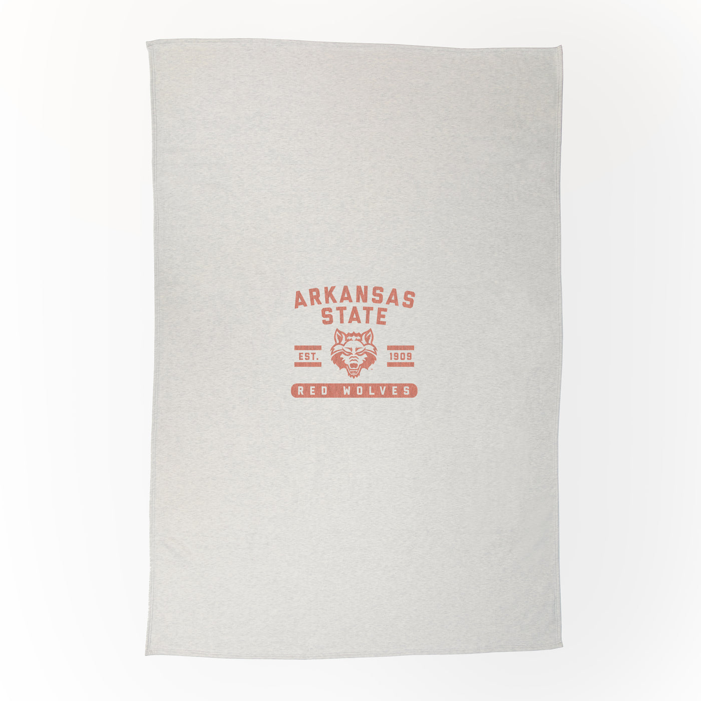 Arkansas State Oatmeal Sweatshirt Blanket