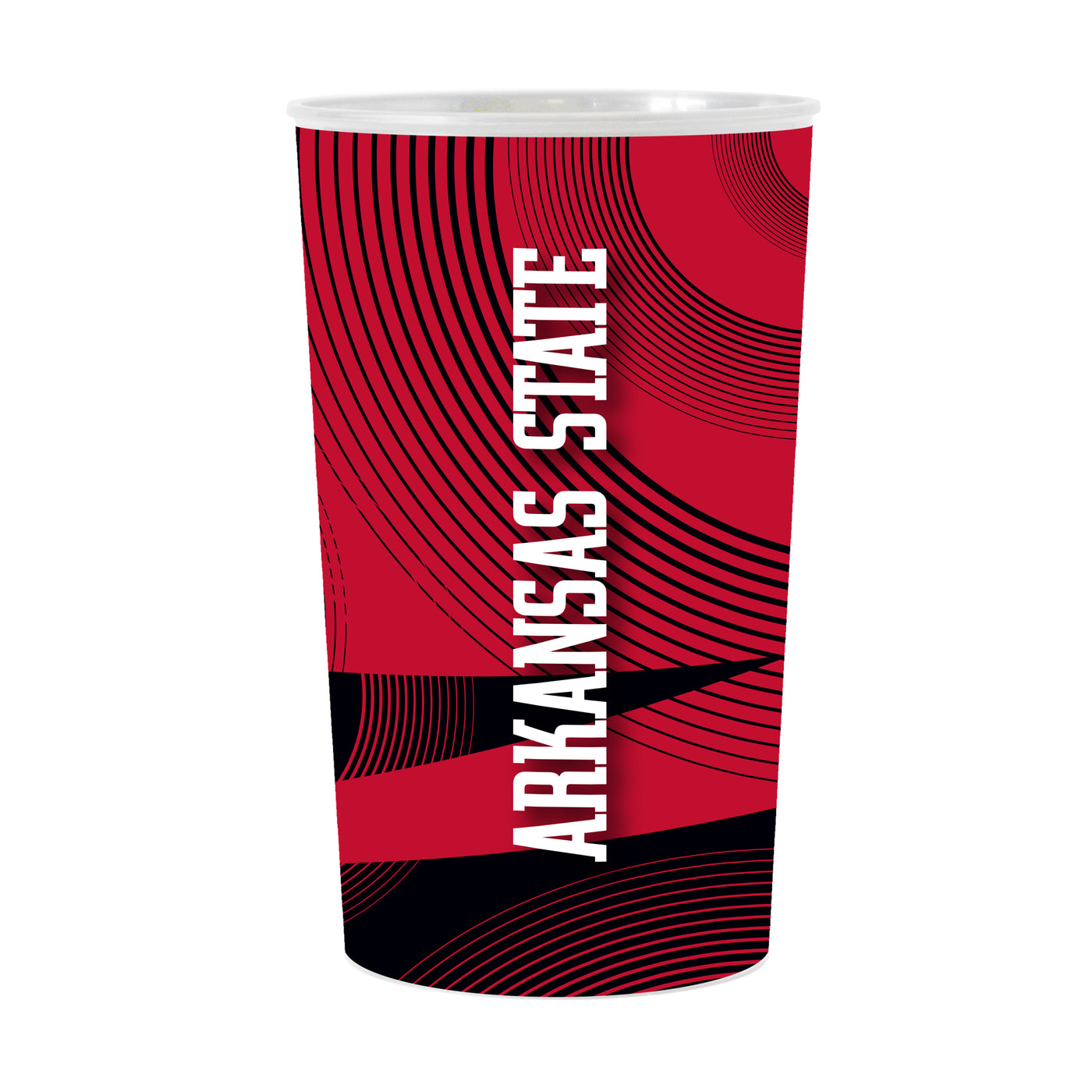 Arkansas State Geometric Hardwall Cup 4 Pack